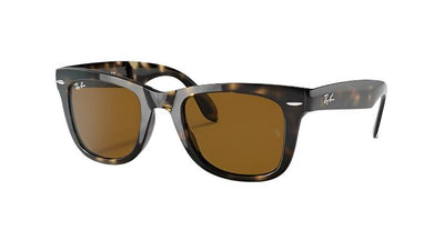Ray-Ban Folding Wayfarer RB4105-Sunglasses-Light Havana-Brown-50