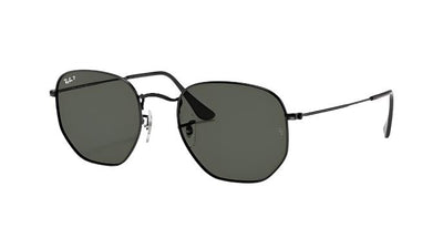Ray-Ban Hexagonal RB3548N-Sunglasses-Black-G-15 Polarized-51