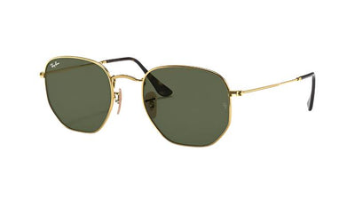 Ray-Ban Hexagonal RB3548N-Sunglasses-Gold-G-15-51