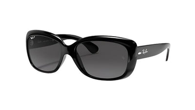 Ray-Ban Jackie Ohh RB4101-Sunglasses-Black-Grey Gradient Polarized-58