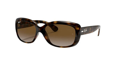 Ray-Ban Jackie Ohh RB4101-Sunglasses-Light Havana-Brown Polarized-58