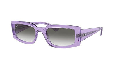Ray-Ban Kiliane RB4395-Sunglasses-Transparent Violet-Light Grey Gradient-54