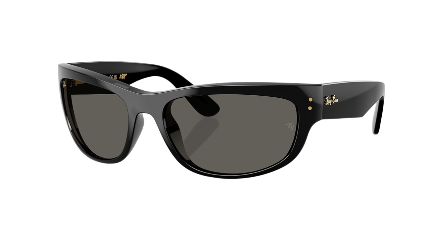 Ray-Ban Mega Balorama RB2289-Sunglasses-A$AP ROCKY / Black & Gold-Ultra Black-63