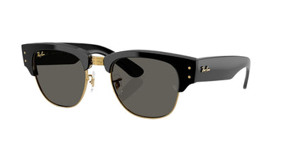 Ray-Ban Mega Clubmaster RB0316S-Sunglasses-A$AP ROCKY / Black & Gold-Ultra Black-53