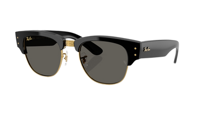 Ray-Ban Mega Clubmaster RB0316S-Sunglasses-A$AP ROCKY / Black & Gold-Ultra Black-53