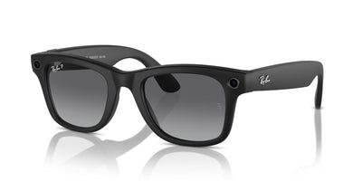 Ray-Ban Meta Wayfarer RW4006-Sunglasses-Matte Black-Graphite Gradient Polarized-50