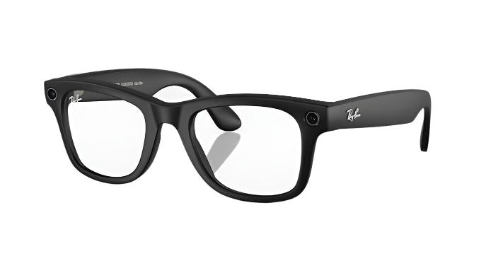 Ray-Ban Meta Wayfarer RW4008-Sunglasses-Matte Black-G-15 Transitions-53