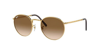 Ray-Ban New Round RB3637-Sunglasses-Gold-Brown Gradient-53