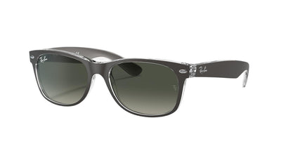 Ray-Ban New Wayfarer RB2132-Sunglasses-Brushed Gunmetal-Grey Gradient-55