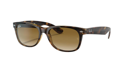 Ray-Ban New Wayfarer RB2132-Sunglasses-Tortoise-Bronze Gradient-58
