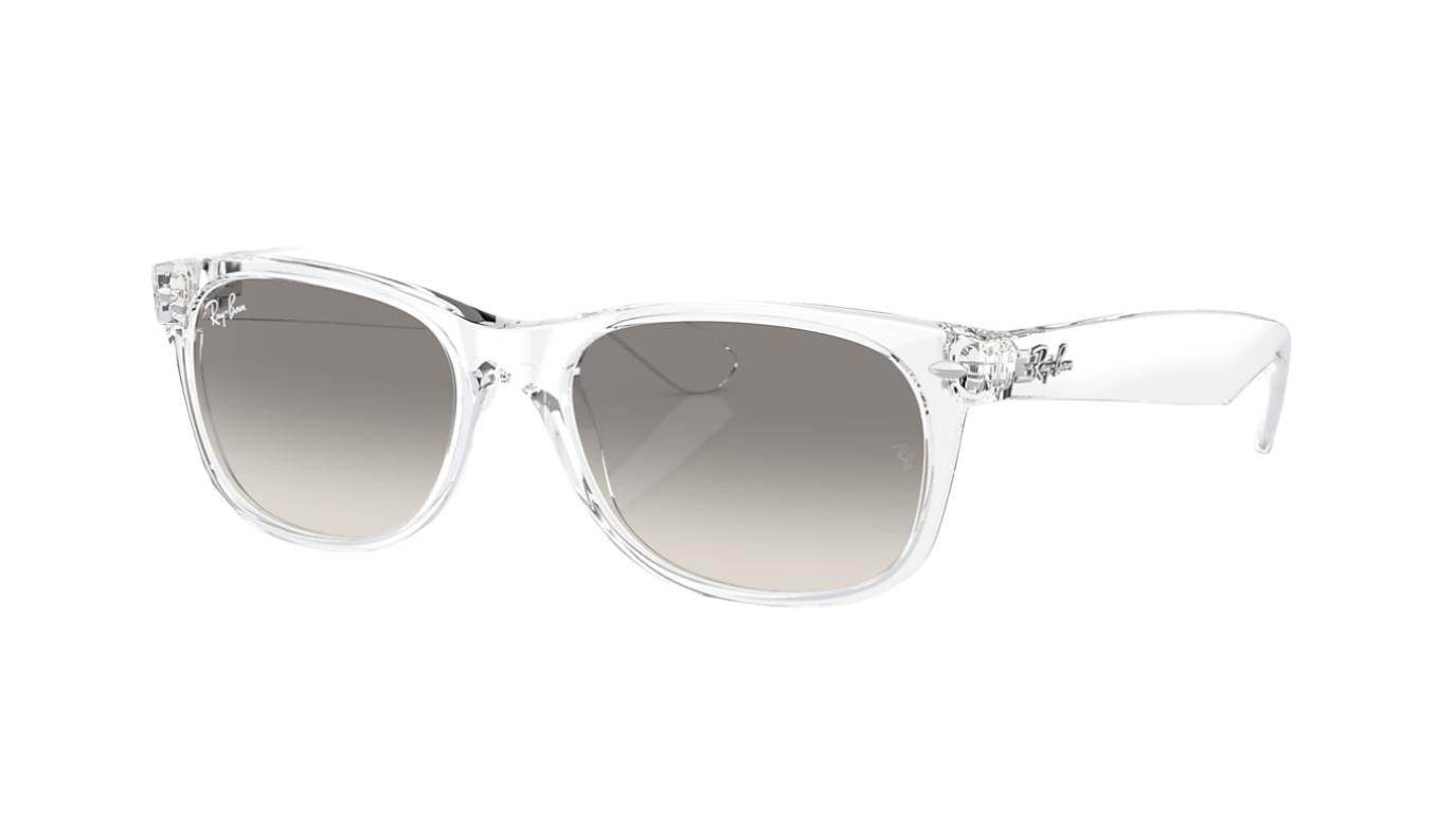 Ray-Ban New Wayfarer RB2132-Sunglasses-Transparent-Clear Grey Gradient-55