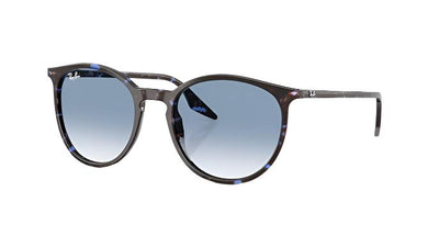 Ray-Ban RB2204-Sunglasses-Havana Blue Turtle-Clear Gradient Blue-