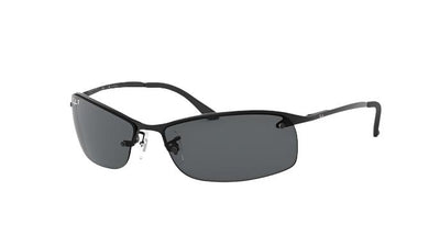 Ray-Ban RB3183-Sunglasses-Black-Grey Polarized-63