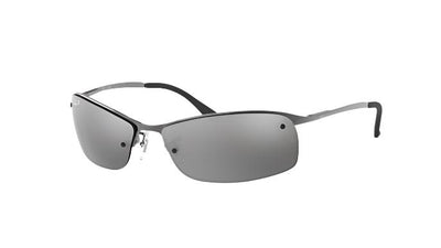 Ray-Ban RB3183-Sunglasses-Gunmetal-Silver Mirror Polarized-63
