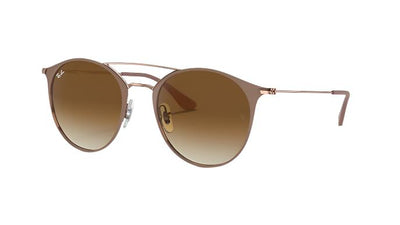 Ray-Ban RB3546-Sunglasses-Pink on Gold-Brown Gradient-52