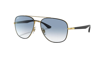 Ray-Ban RB3683-Sunglasses-Black on Arista-Blue Gradient-56