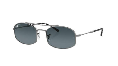 Ray-Ban RB3719-Sunglasses-Gunmetal-Dark Blue Polarized-54