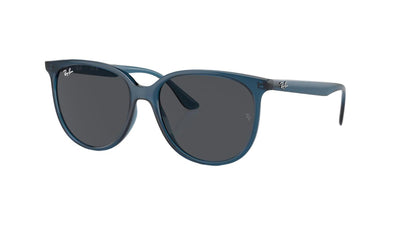 Ray-Ban RB4378-Sunglasses-Opal Blue-Dark Grey-54