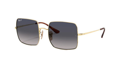 Ray-Ban Square RB1971-Sunglasses-Gold-Blue Gradient Polarized-54