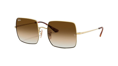 Ray-Ban Square RB1971-Sunglasses-Gold-Clear Gradient Brown-54