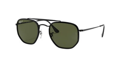 Ray-Ban The Marshal II RB3648M-Sunglasses-Black-G-15 Polarized-52