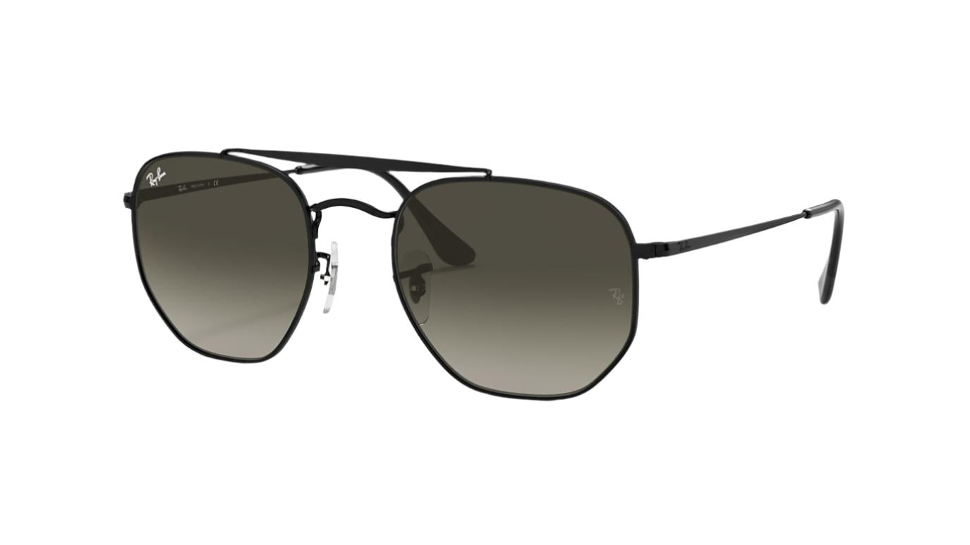 Ray-Ban The Marshal RB3648-Sunglasses-Black-Grey Gradient-54