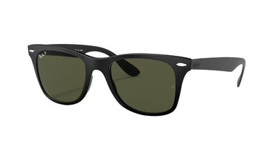 Ray-Ban Wayfarer Liteforce RB4195-Sunglasses-Black-Green Polarized-52