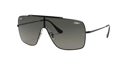 Ray-Ban Wings II RB3697-Sunglasses-Black-Dark Grey Gradient-35