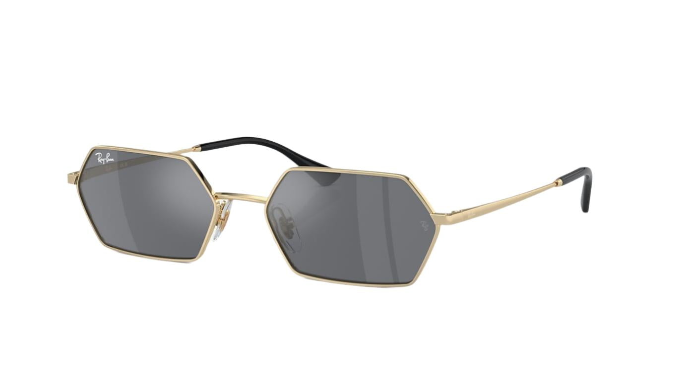 Ray-Ban Yevi RB3728-Sunglasses-Light Gold-Dark Grey-58