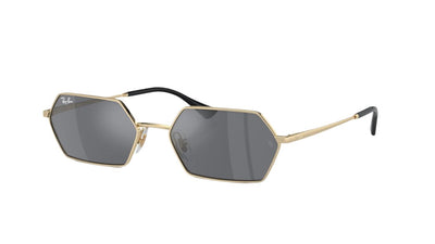 Ray-Ban Yevi RB3728-Sunglasses-Light Gold-Dark Grey-58