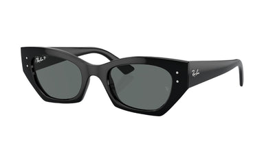 Ray-Ban Zena RB4430-Sunglasses-Black-Dark Grey Polarized-52