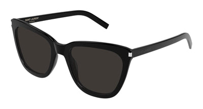 Saint Laurent SL 548 Slim-Sunglasses-Black-Solid Black-