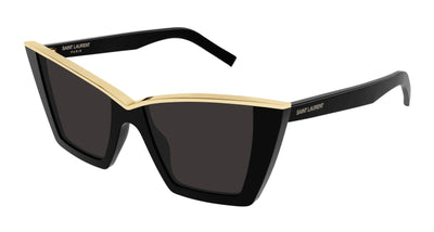 Saint Laurent SL 570-Eyeglasses-Black-Black-