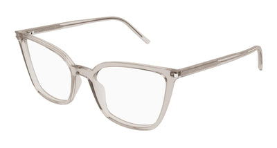 Saint Laurent SL 669-Eyeglasses-Beige-Demo Lenses-