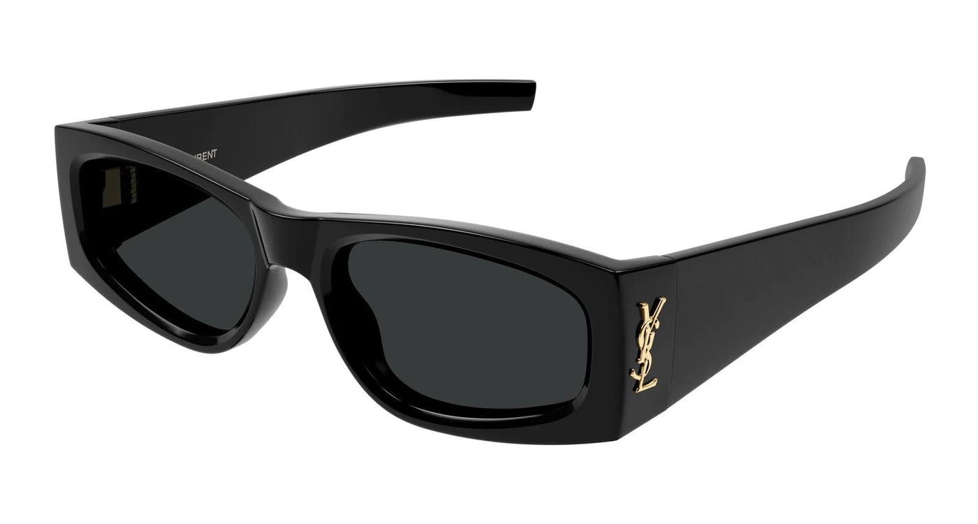 Saint Laurent SL M140-Sunglasses-Black-Black-