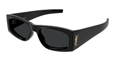 Saint Laurent SL M140-Sunglasses-Black-Black-