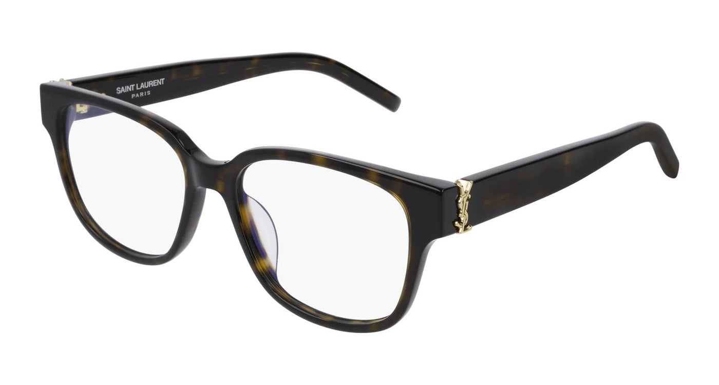 Saint Laurent SL M33F-Eyeglasses-Havana-Demo Lenses-