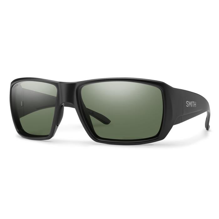 Smith Guide's Choice S-Sunglasses-Matte Black-ChromaPop Polarized Gray Green-