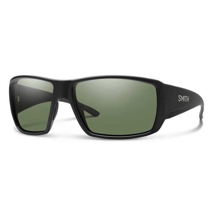Smith Guide's Choice-Sunglasses-Matte Black-ChromaPop Polarized Gray Green-