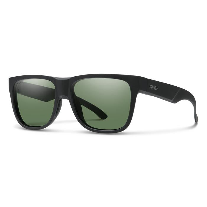 Smith Lowdown 2-Sunglasses-Matte Black-ChromaPop Polarized Gray Green-