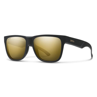 Smith Lowdown 2-Sunglasses-Matte Black Gold-ChromaPop Polarized Black Gold Mirror-