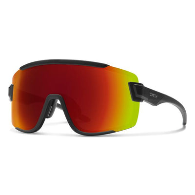 Smith Wildcat-Sunglasses-Matte Black-ChromaPop Red Mirror-