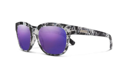 Suncloud Affect-Sunglasses-Matte Ice Tortoise-Polarized Purple Mirror-