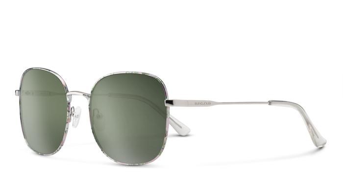Suncloud Beverly-Sunglasses-Floral-Polarized Grey Green-