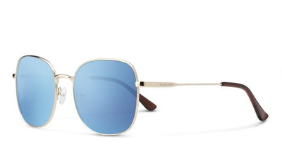 Suncloud Beverly-Sunglasses-Gold-Polarized Aqua-