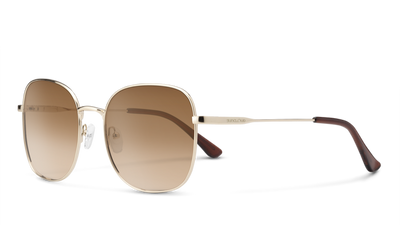 Suncloud Beverly-Sunglasses-Gold-Polarized Brown Gradient-