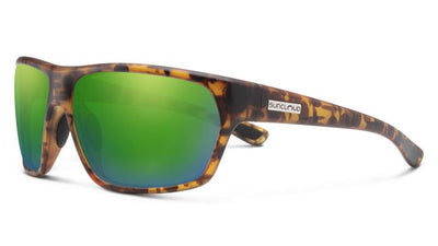 Suncloud Boone-Sunglasses-Matte Tortoise-Polarized Green Mirror-