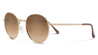 Suncloud Bridge City-Sunglasses-Gold-Polarized Brown Gradient-