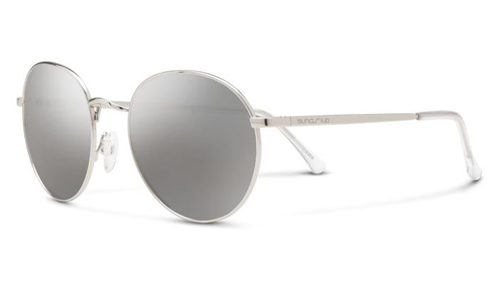 Suncloud Bridge City-Sunglasses-Silver-Polarized Silver Mirror-