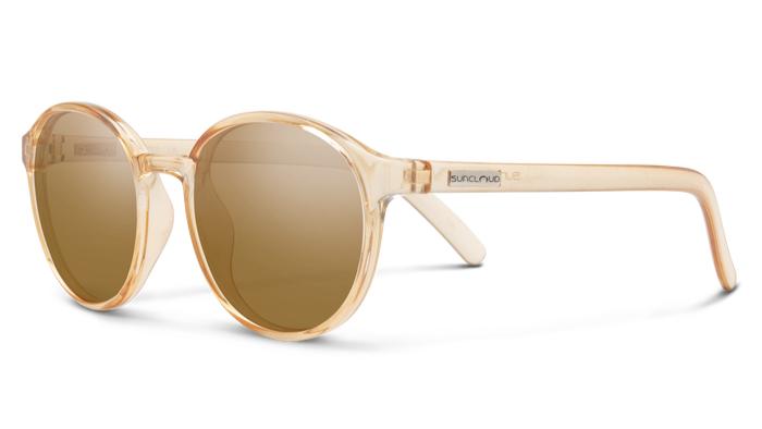Suncloud Low Key-Sunglasses-Crystal Peach-Polarized Brown-